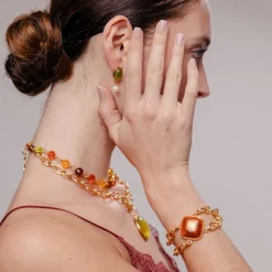 Boucles d'oreilles percées L’Amoroso