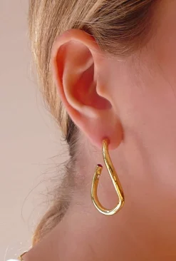Boucles D'oreilles Percées Doré Padmée