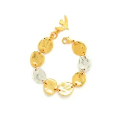 Bracelet Doré Argenté Mille Et Une Nuit