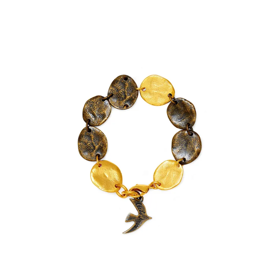 Bracelet Doré Laiton Mille Et Une Nuit