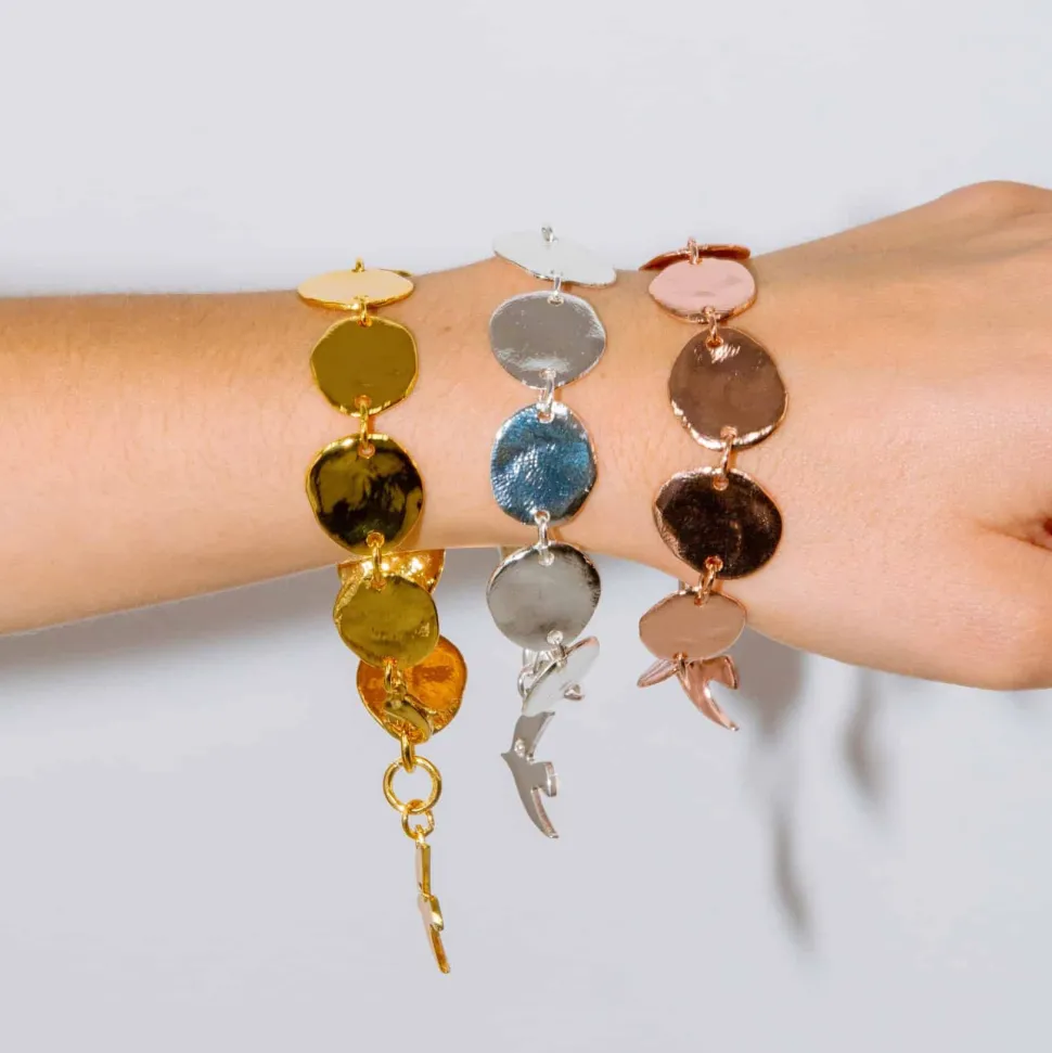Bracelet Doré Laiton Mille Et Une Nuit