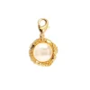 Charms Porte Bonheur Doré Perlé