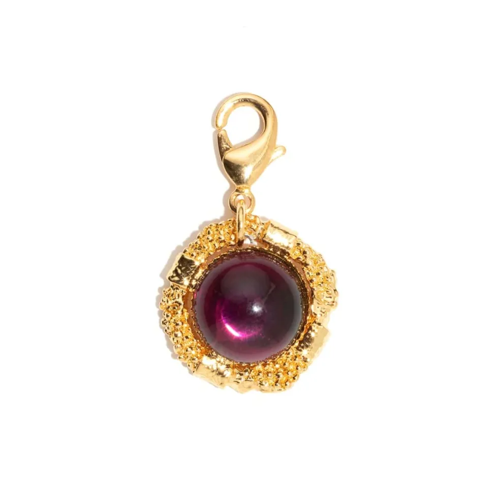 Charms Porte Bonheur Violet Caché