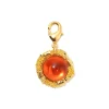Charms Porte-Bonheur Orange Etincelle