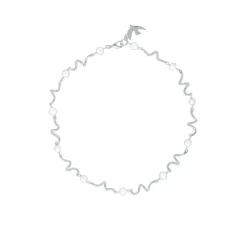 Collier Argenté Arabesque