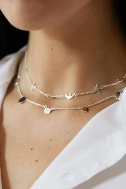 Collier Argent Massif Etincelle