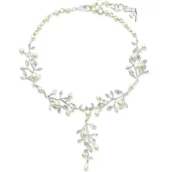 Collier Argenté Végétal