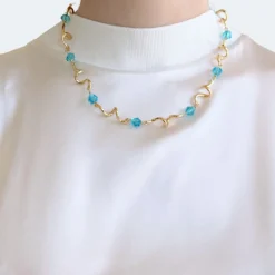 Collier Doré Arabesque