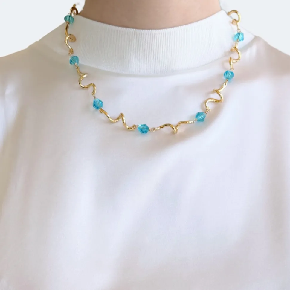 Collier Doré Arabesque