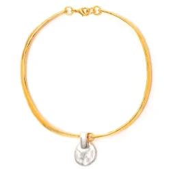 Collier Doré Argenté Mille Et Une Nuit