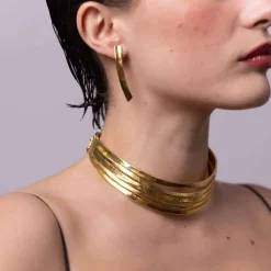 Collier Doré Follow Me