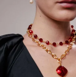 Collier doré L'Amoroso
