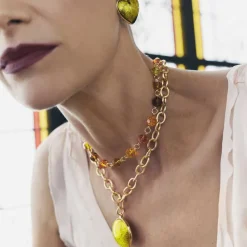 Collier doré L'Amoroso