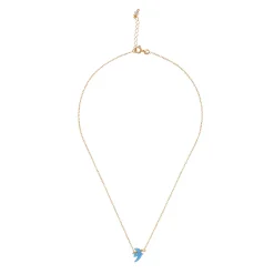 Collier Doré Opaline