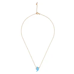 Collier Doré Opaline