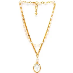 Collier doré Rencontre imprévue
