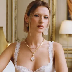 Collier doré Rencontre imprévue