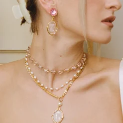 Collier doré Rencontre imprévue