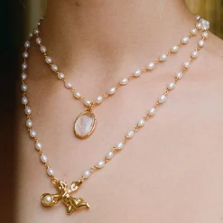 Collier doré Rencontre imprévue