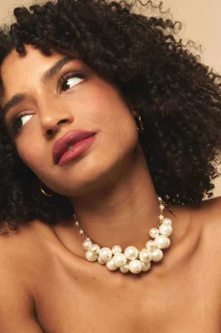 Collier Doré Vegétal