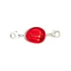Perle Charms Argentée Rouge Glamour