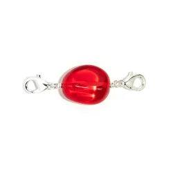 Perle Charms Argentée Rouge Glamour