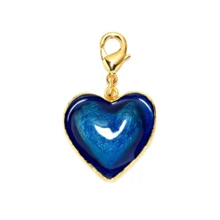 Perle Charms Bleu Coeur d'Amour
