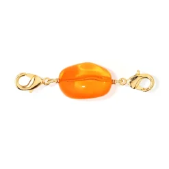 Perle Charms Doré Orange Infini
