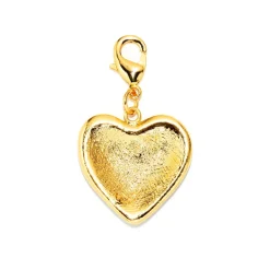 Perle Charms Vert Acidulé Coeur d'Amour