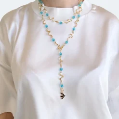 Sautoir Doré Arabesque